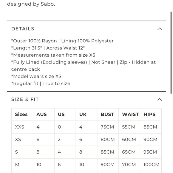 NWT Sabo Skirt “Taryn” Dress - Picture 4 of 6